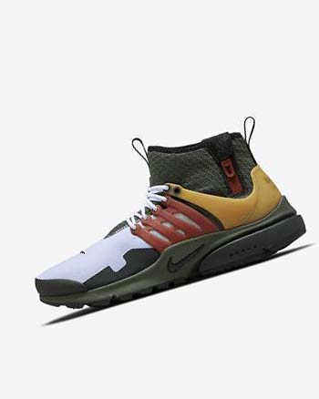 Nike Air Presto Mid Utility Grises Oscuro Verdes Negros | MX 5300
